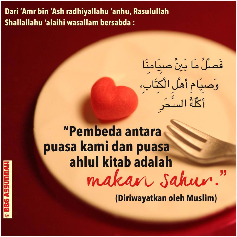 Makan Sahur Itu Barakah